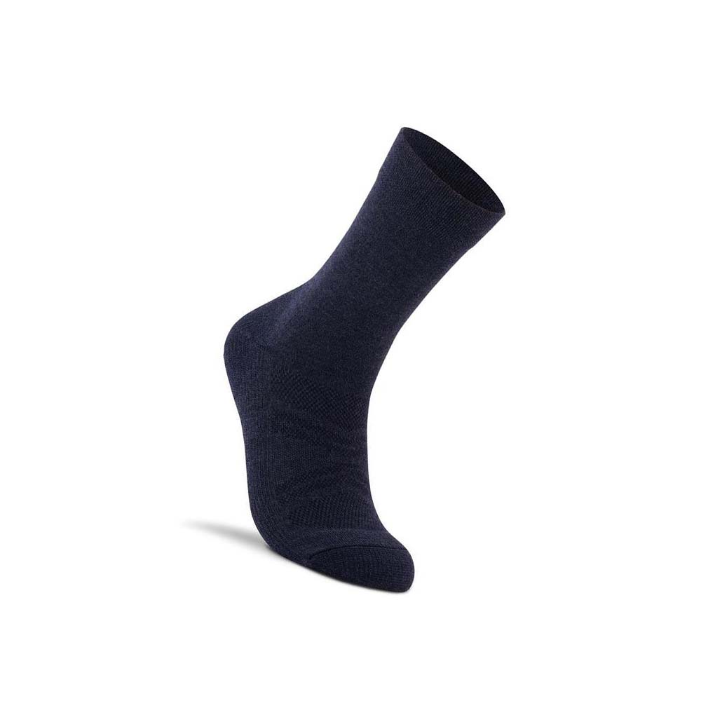 Women\'s Ecco Dress Short-Crew Socks Navy | USA 424TCE